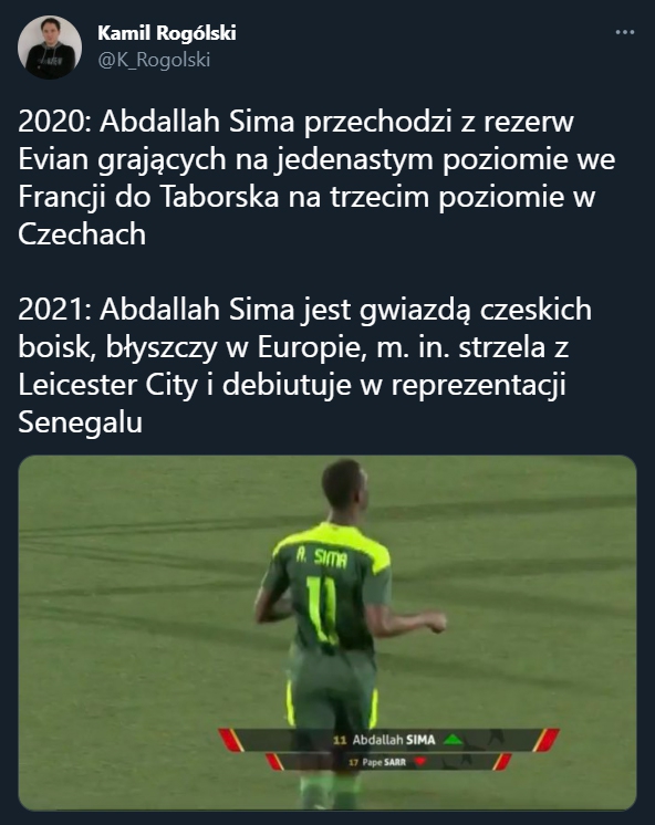 Abdallah Sima i jego PROGRES KARIERY przez rok!